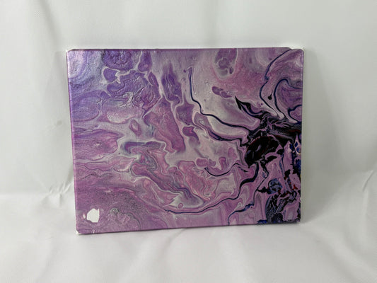 11x14 Canvas: Purple Sun