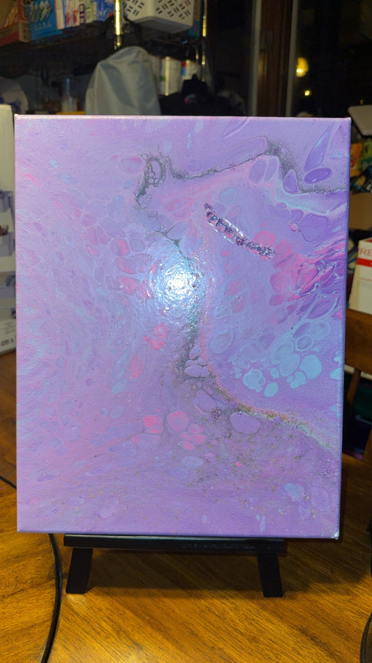 11x14 Canvas: Echoes in Violet