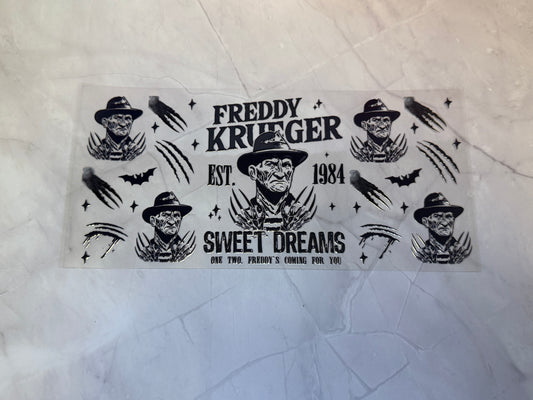 Uvdtf cup wraps: Horror characters