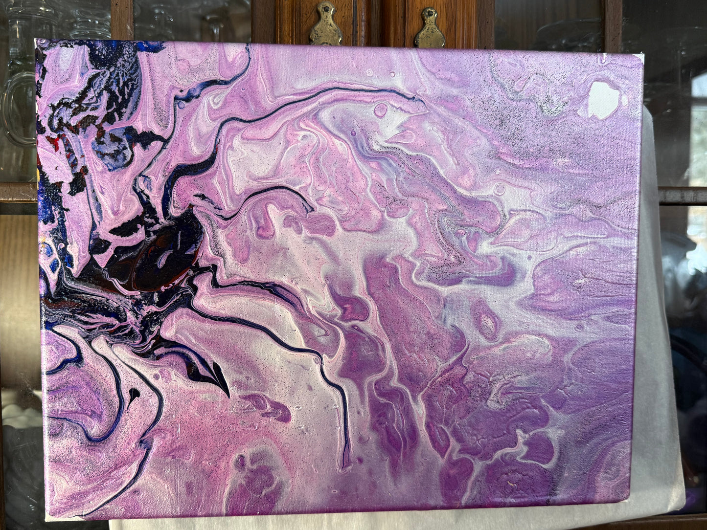 11x14 Canvas: Purple Sun