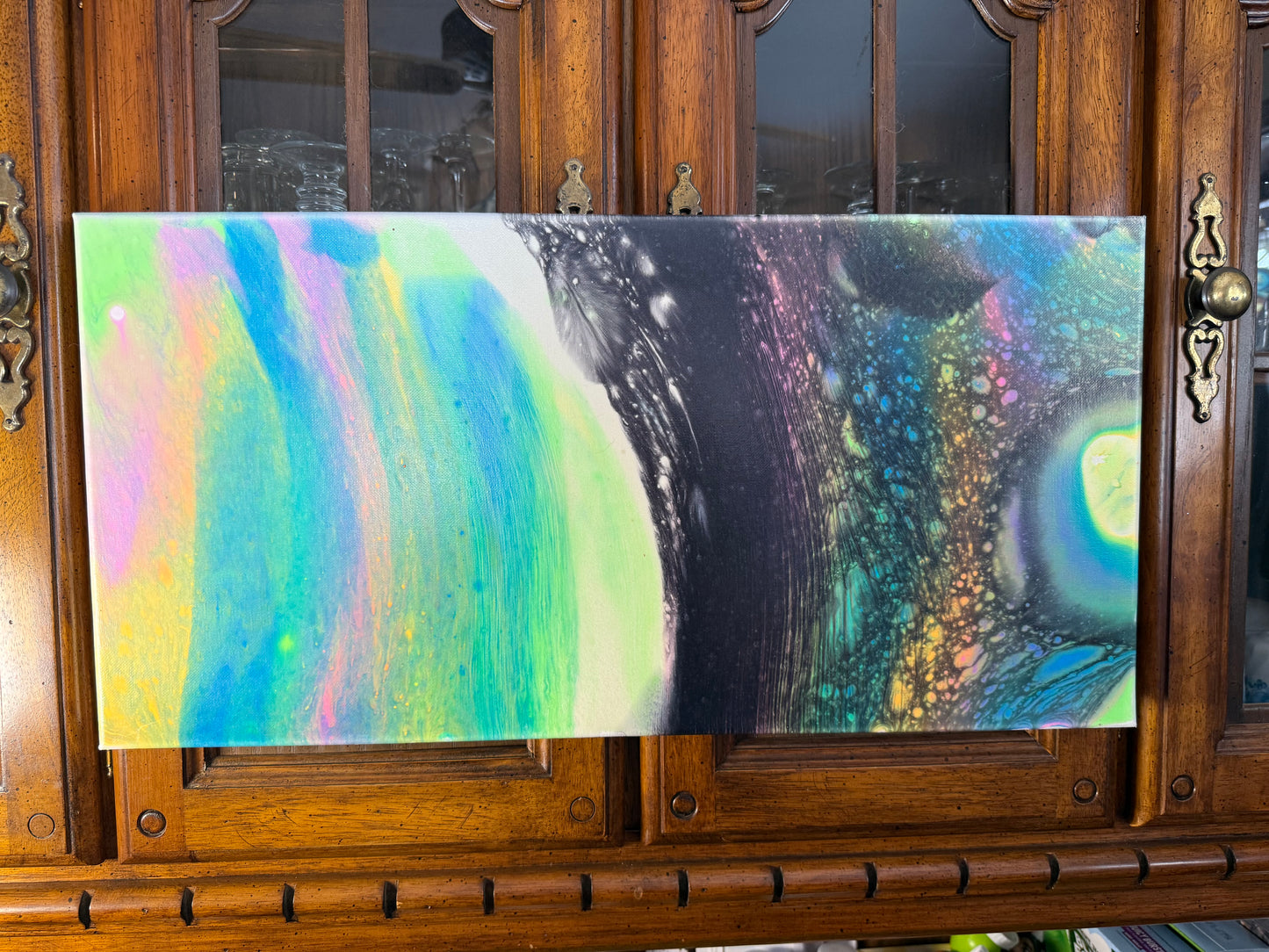 12x24 Canvas: Opposites Attract