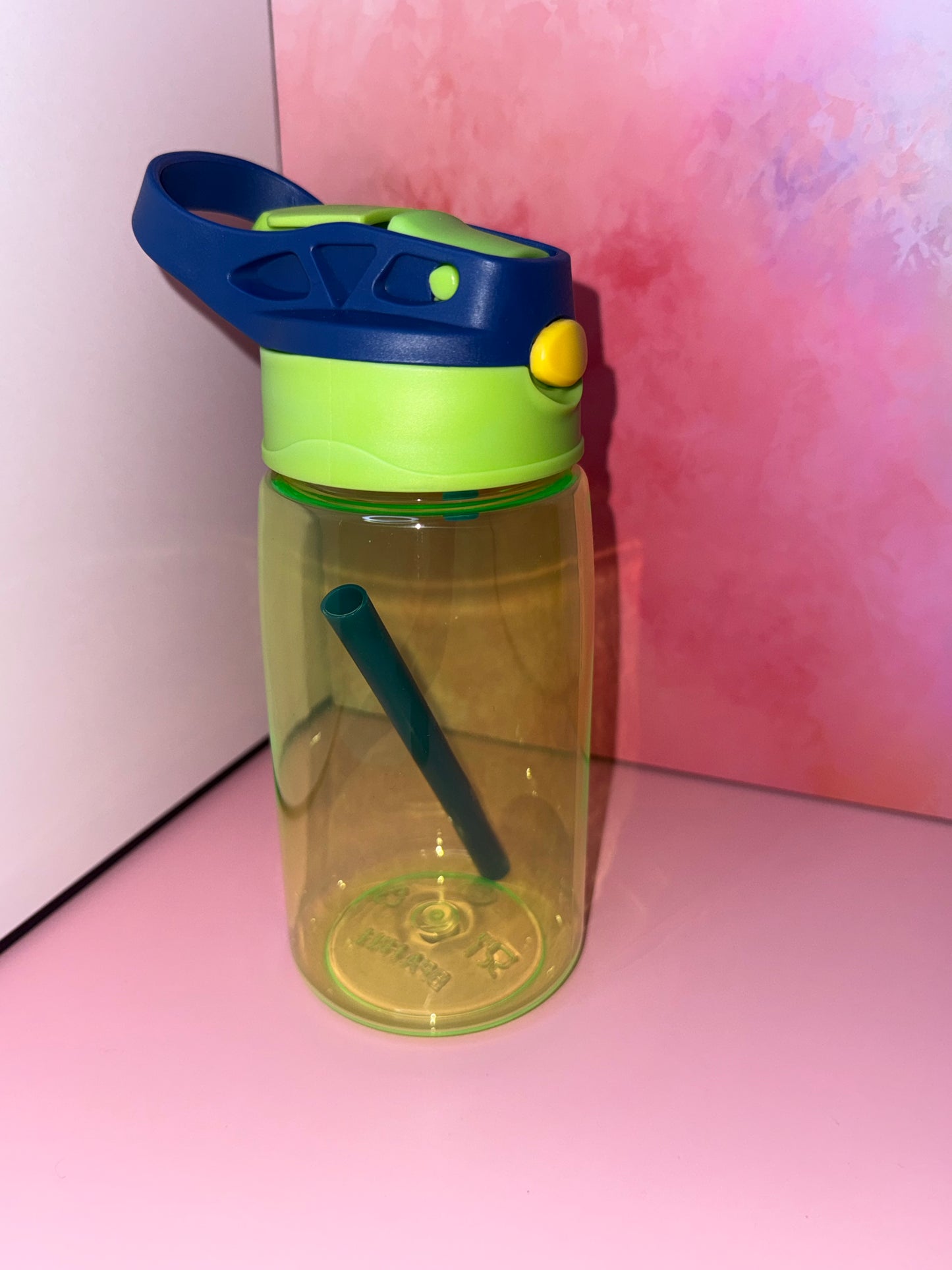 16oz Kids Flip Straw Bottle