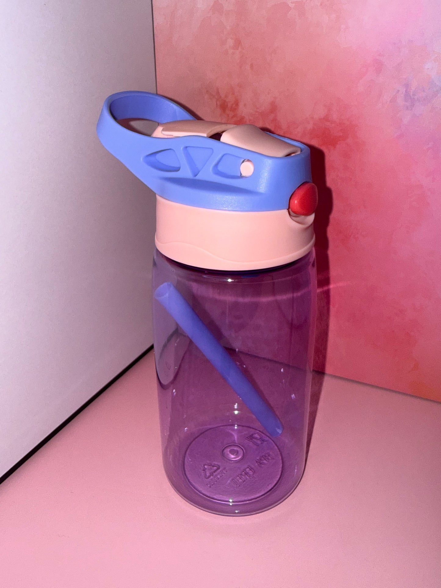 16oz Kids Flip Straw Bottle