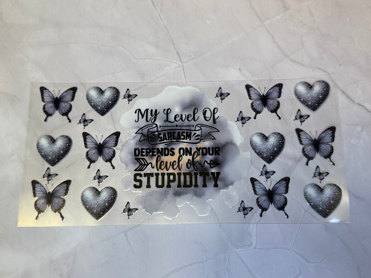 uvdtf cup wraps: holographic, teacher, food, motivational, sarcasm, swear words