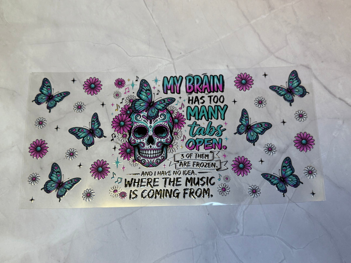 uvdtf cup wraps: holographic, teacher, food, motivational, sarcasm, swear words