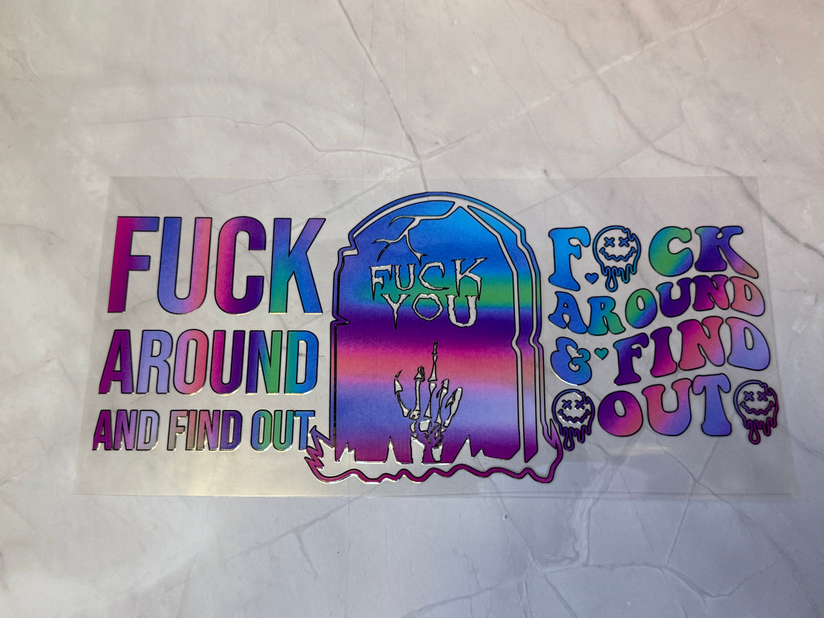 uvdtf cup wraps: holographic, teacher, food, motivational, sarcasm, swear words