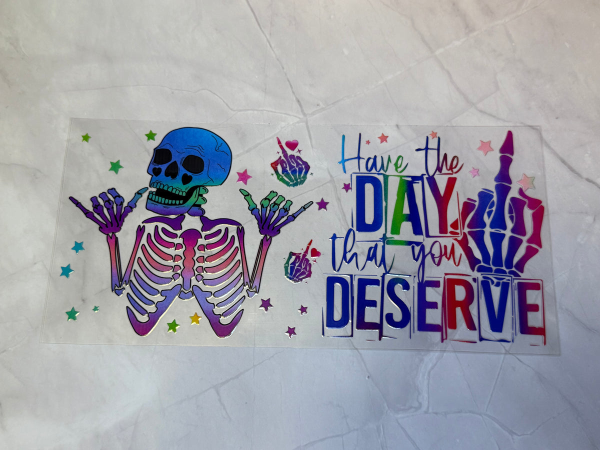 uvdtf cup wraps: holographic, teacher, food, motivational, sarcasm, swear words