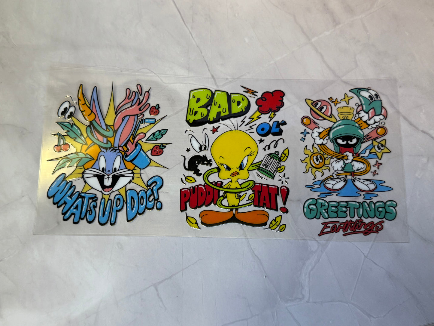 Uvdtf cup wraps: Cartoons