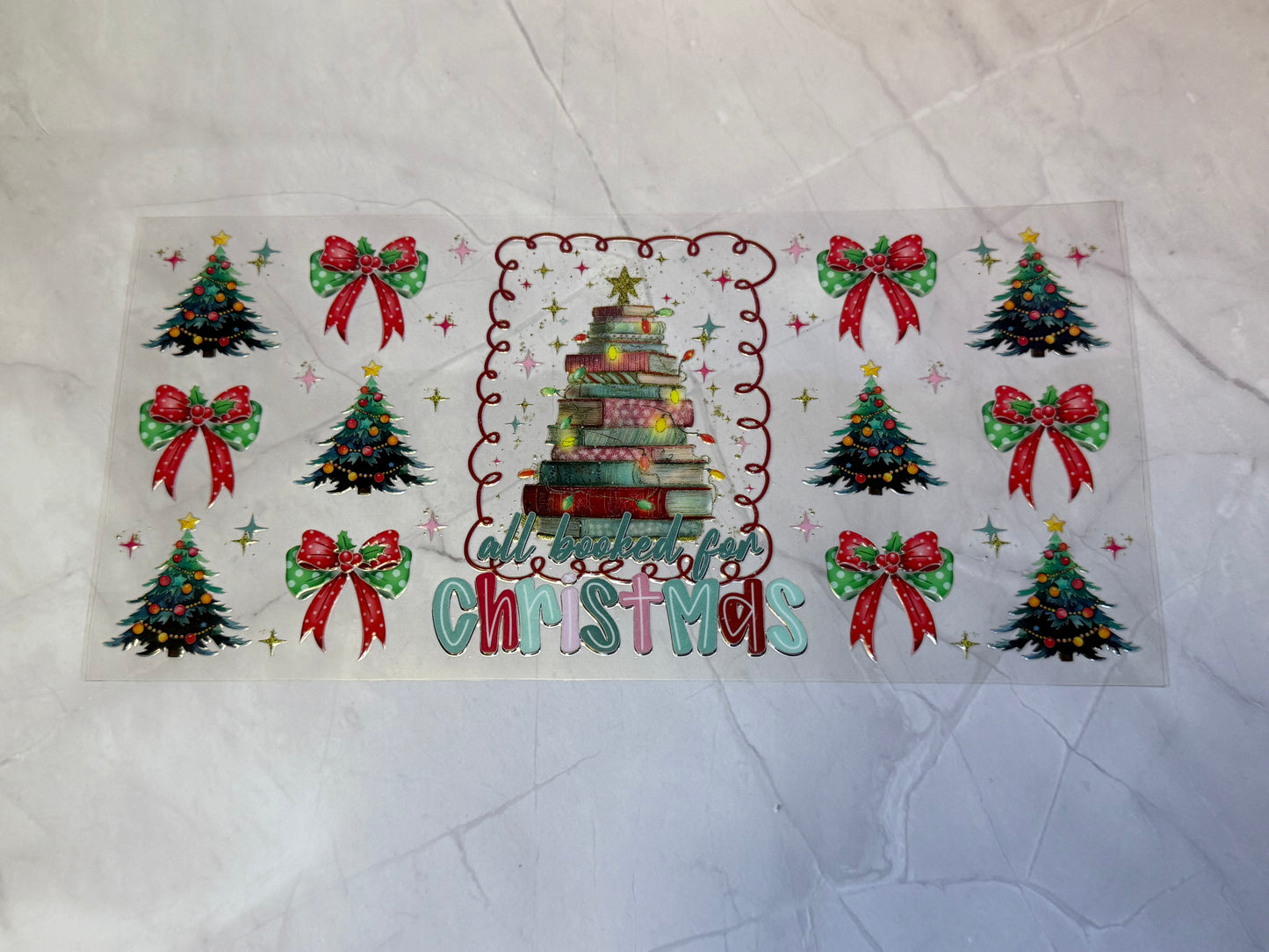 Uvdtf cup wraps: Christmas