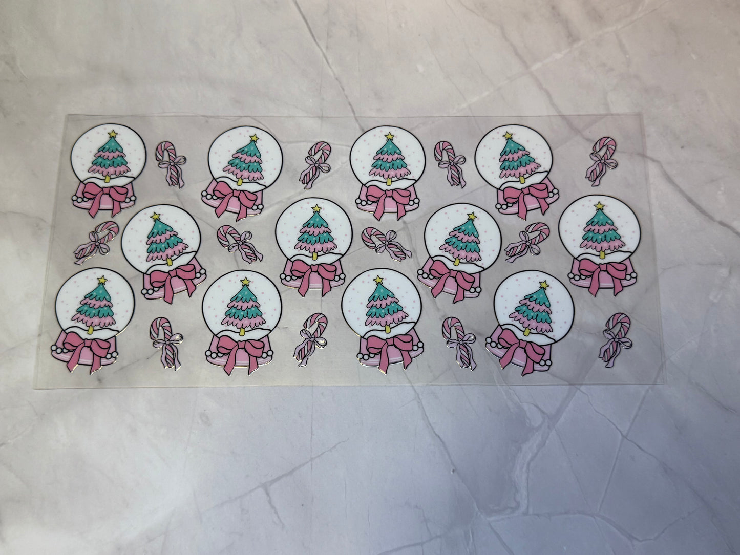 Uvdtf cup wraps: Christmas