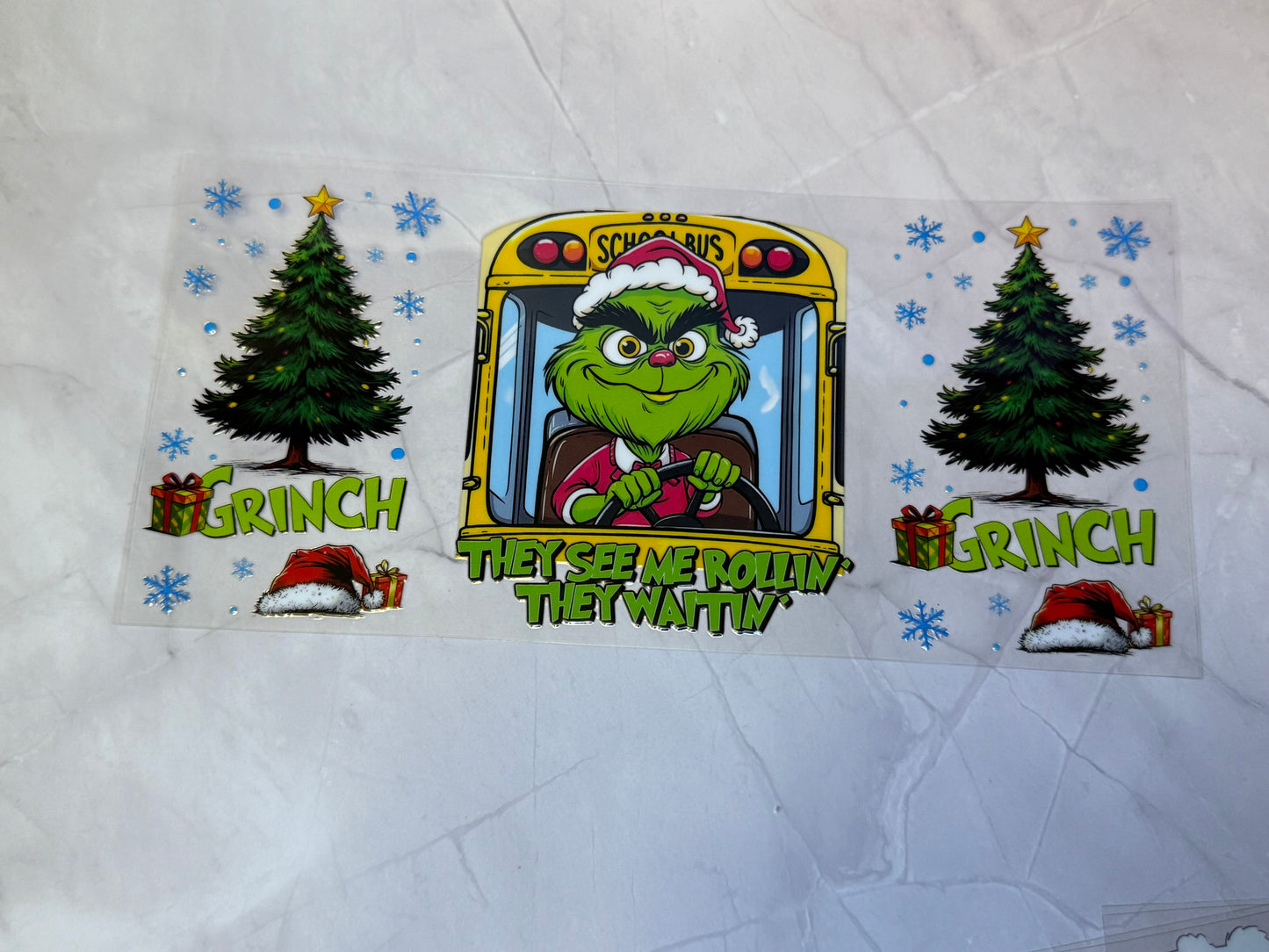 Uvdtf cup wraps: Christmas