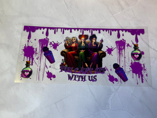 Uvdtf cup wraps: Halloween
