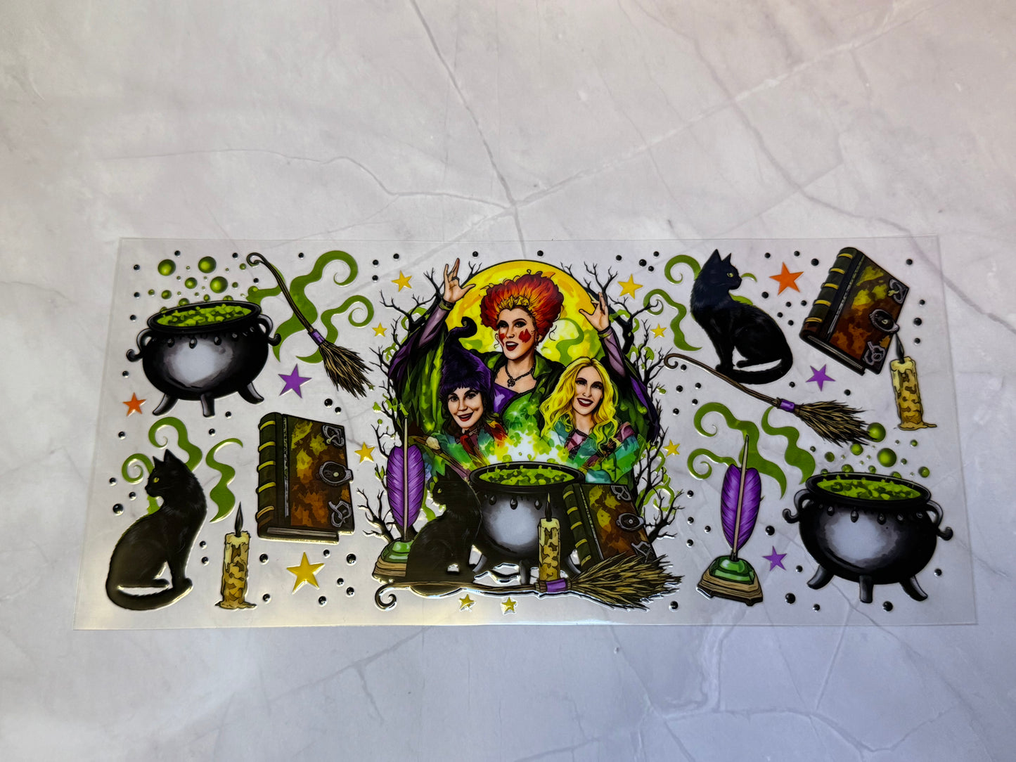 Uvdtf cup wraps: Halloween