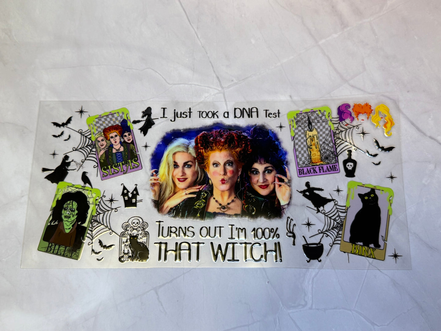 Uvdtf cup wraps: Halloween