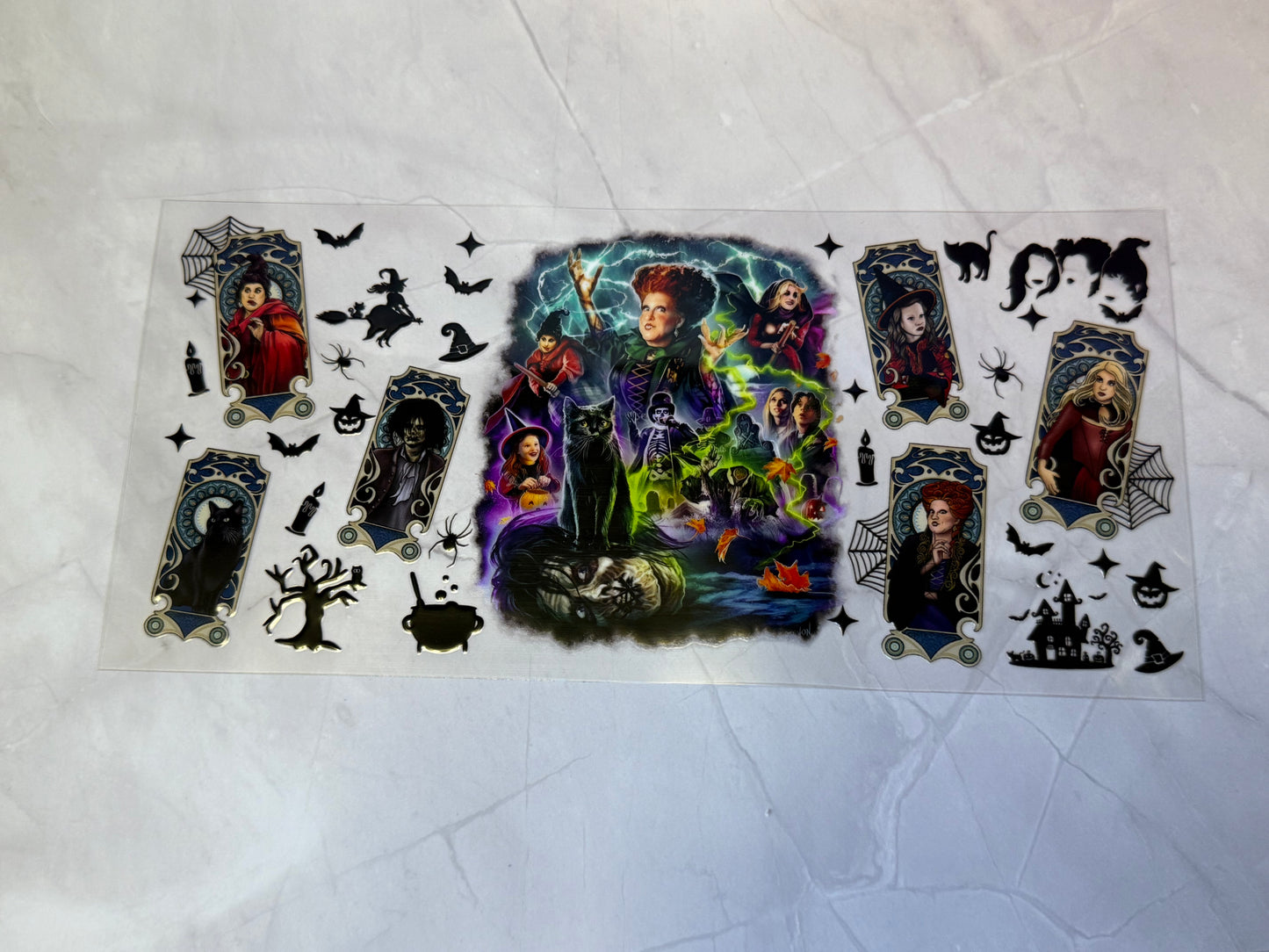 Uvdtf cup wraps: Halloween
