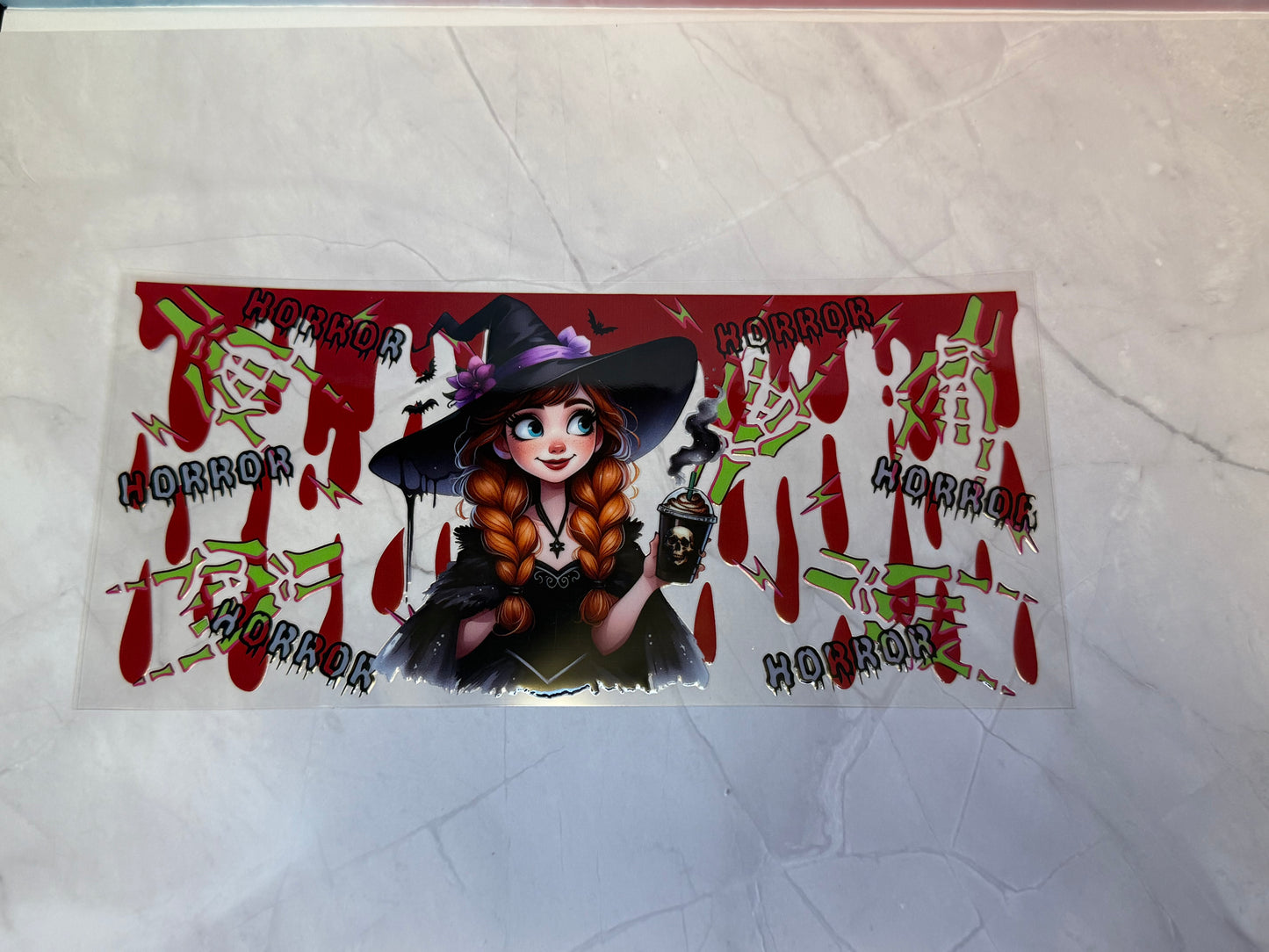 Uvdtf cup wraps: Halloween