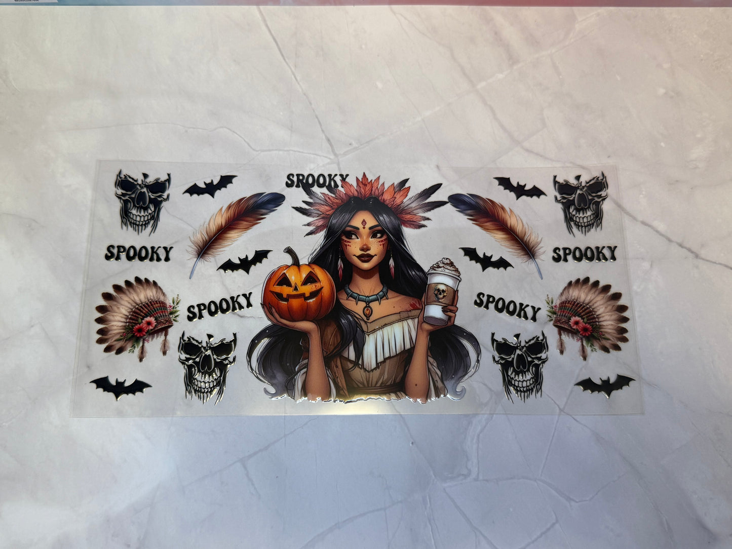 Uvdtf cup wraps: Halloween
