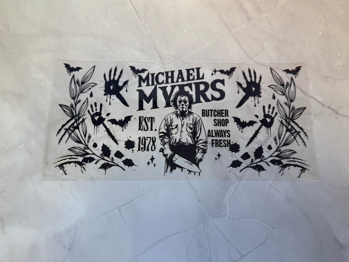 Uvdtf cup wraps: Horror characters