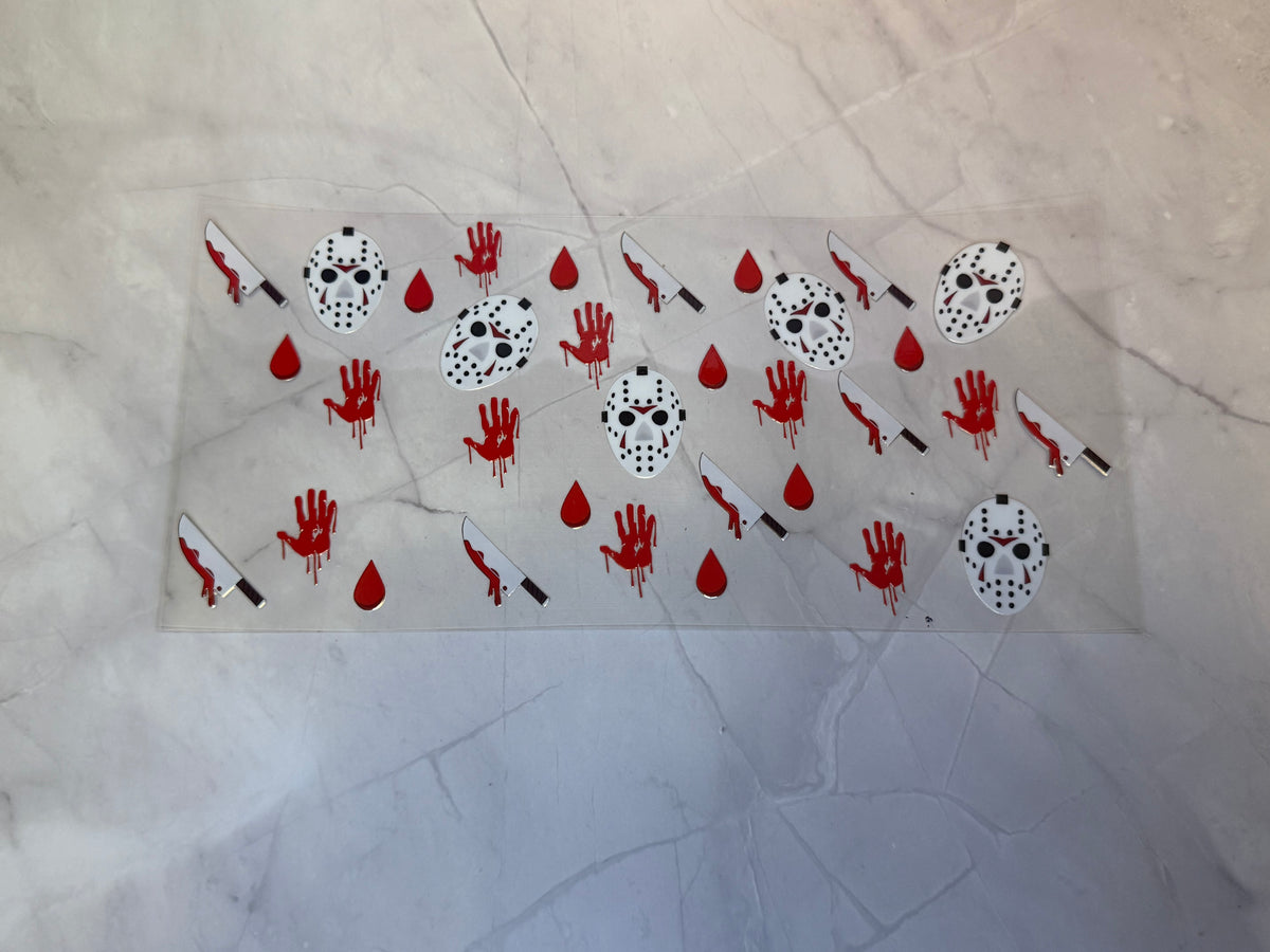 Uvdtf cup wraps: Horror characters