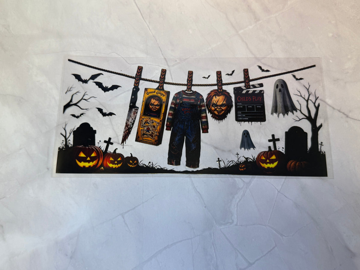 Uvdtf cup wraps: Horror characters