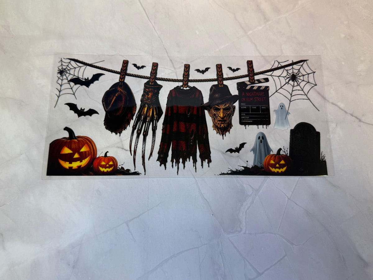 Uvdtf cup wraps: Horror characters