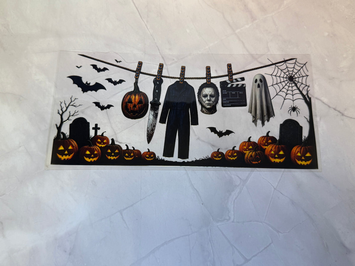 Uvdtf cup wraps: Horror characters