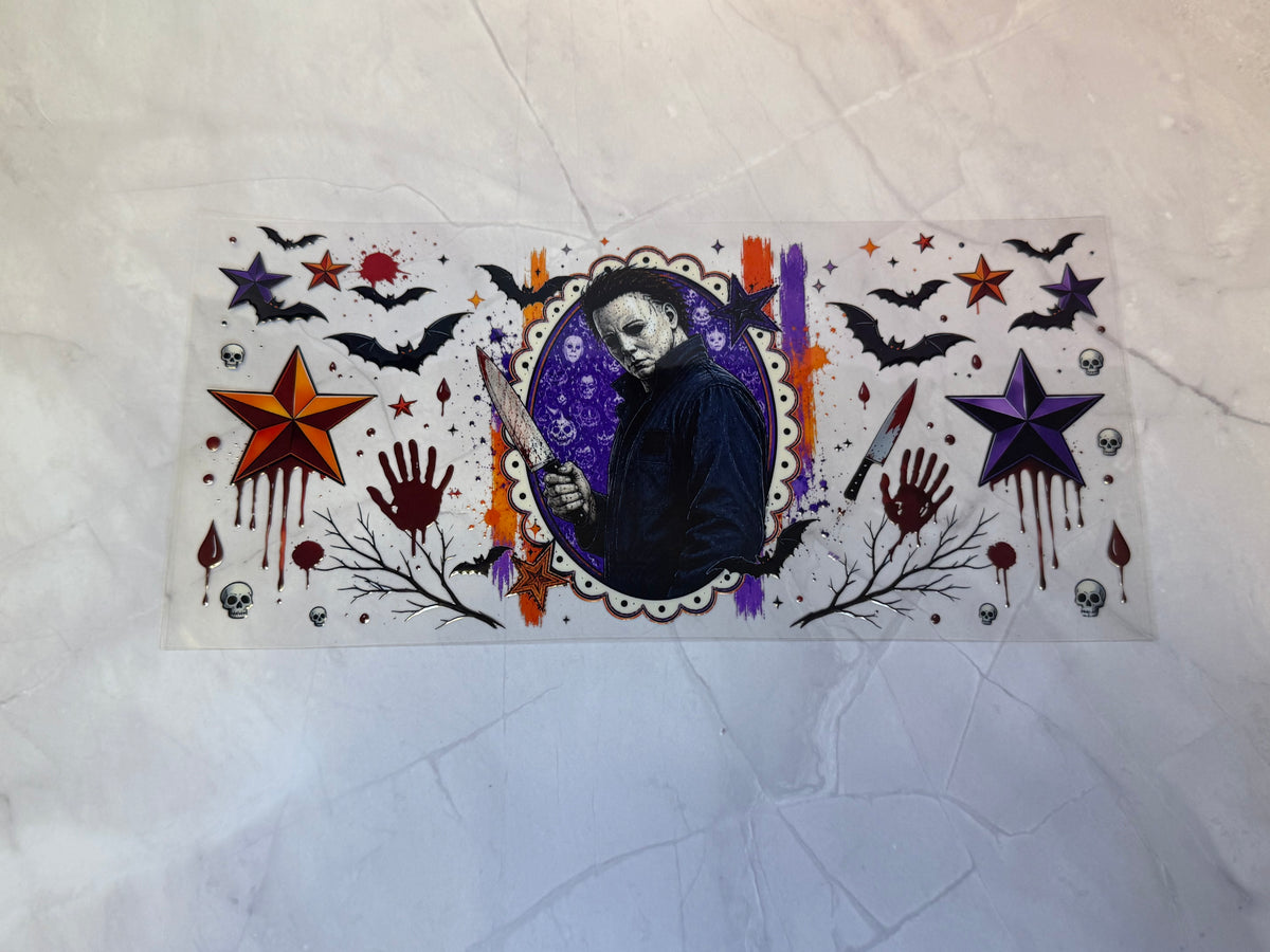 Uvdtf cup wraps: Horror characters
