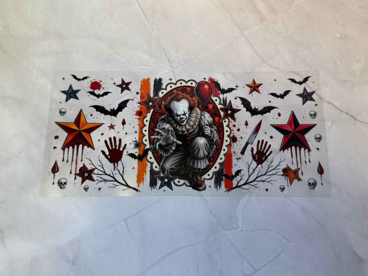 Uvdtf cup wraps: Horror characters