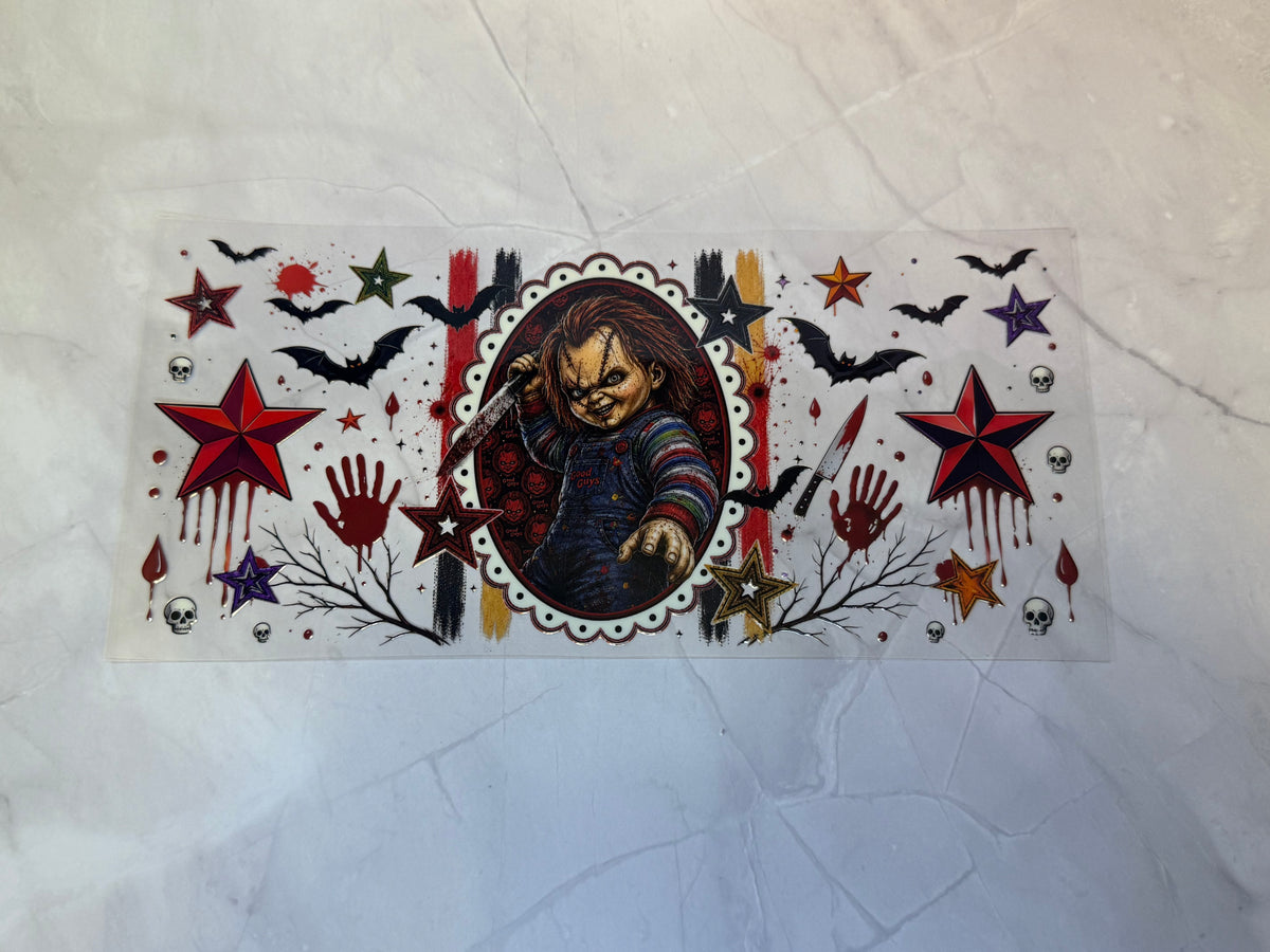 Uvdtf cup wraps: Horror characters