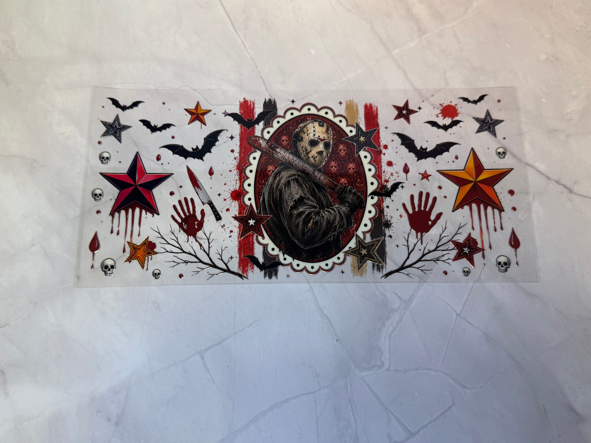 Uvdtf cup wraps: Horror characters
