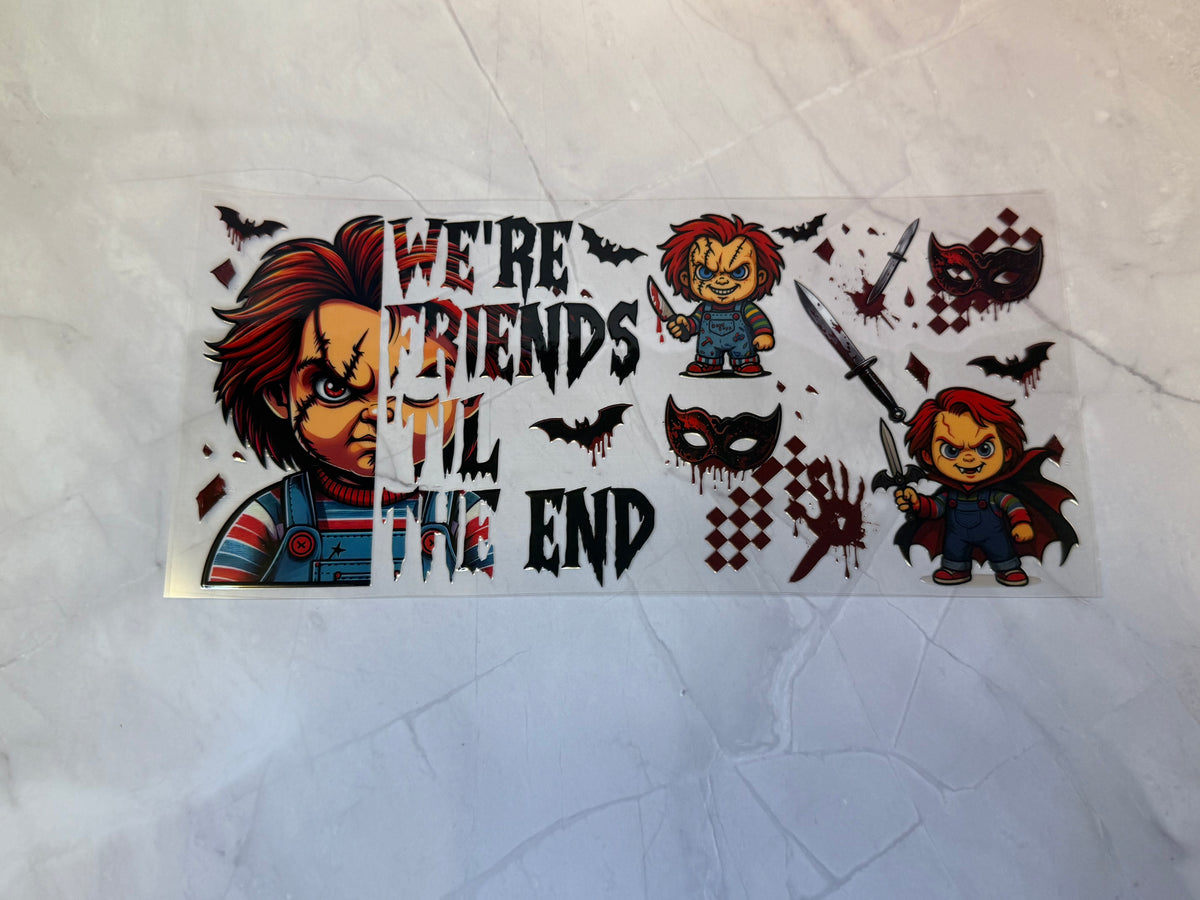 Uvdtf cup wraps: Horror characters