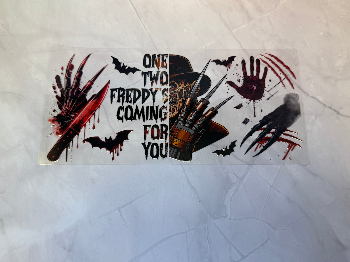Uvdtf cup wraps: Horror characters