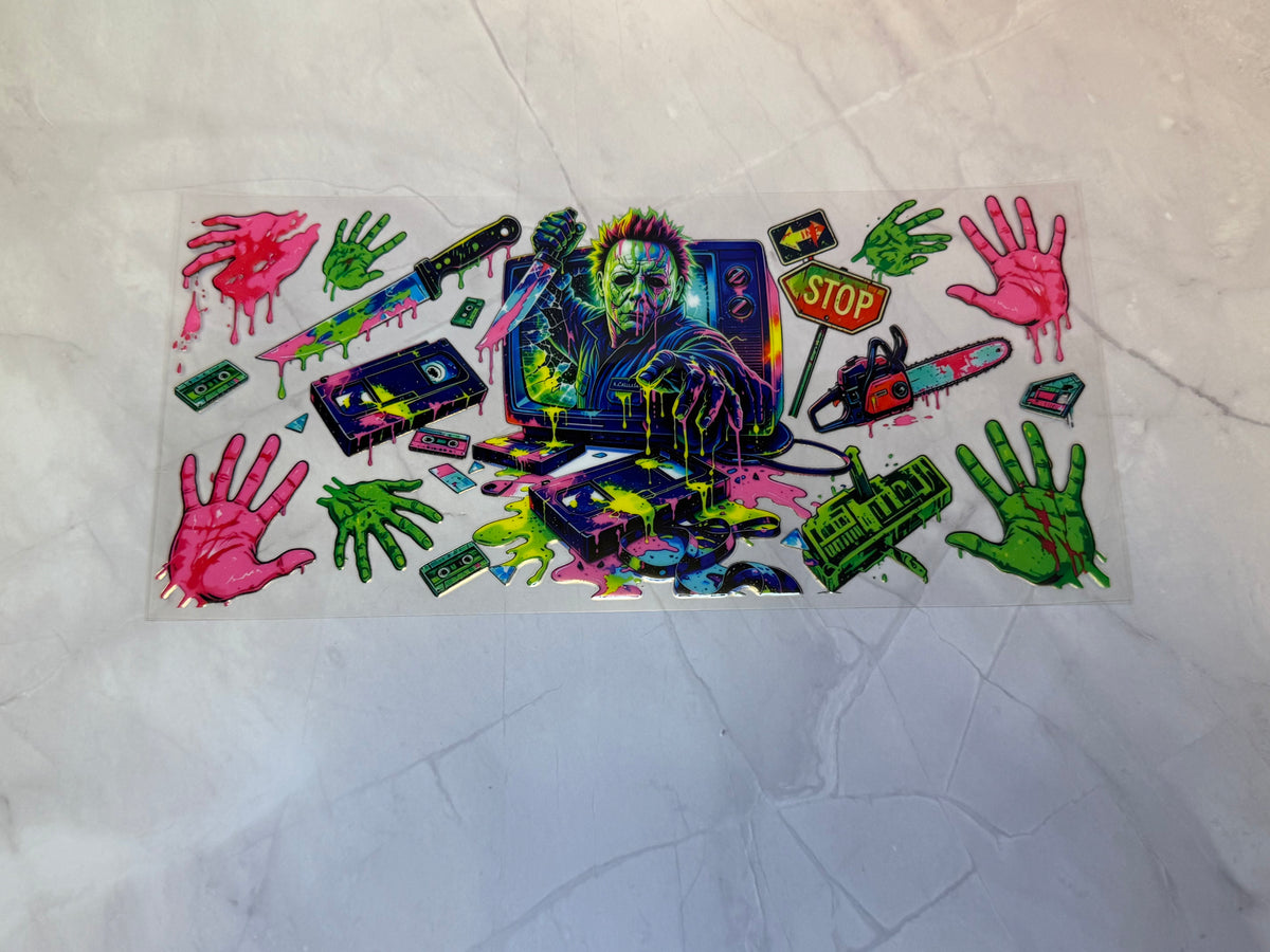 Uvdtf cup wraps: Horror characters