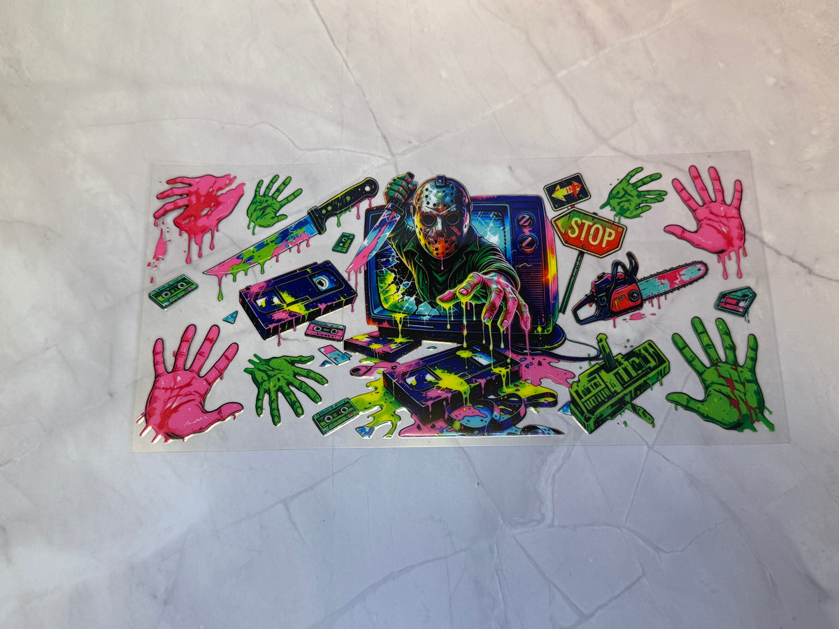 Uvdtf cup wraps: Horror characters