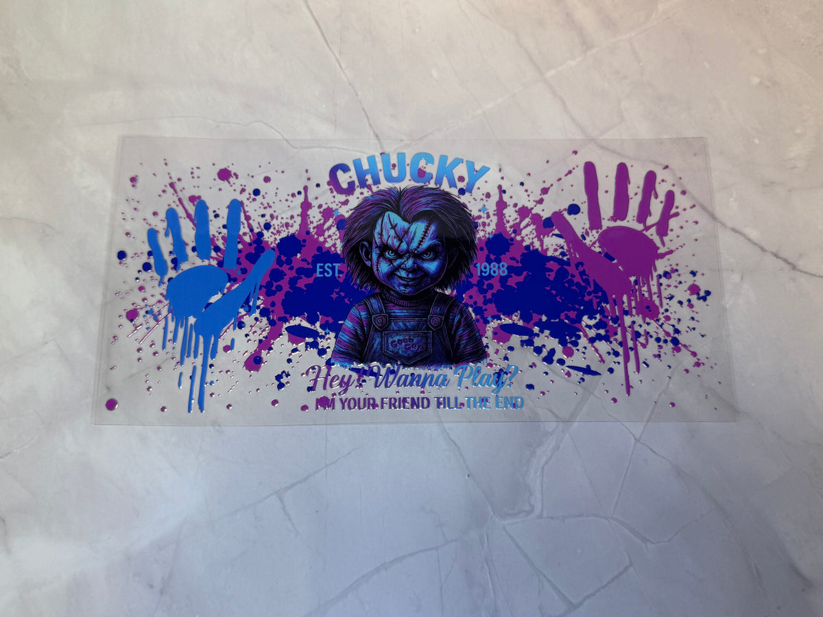 Uvdtf cup wraps: Horror characters