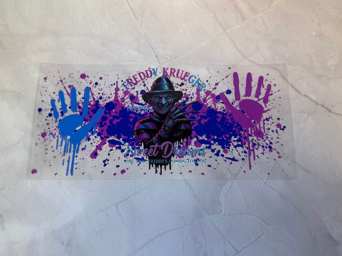 Uvdtf cup wraps: Horror characters